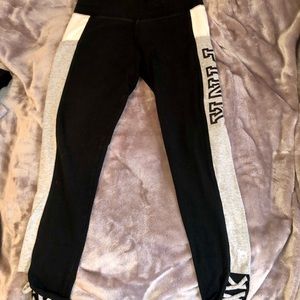 Pink Yoga Pocketed Leggings